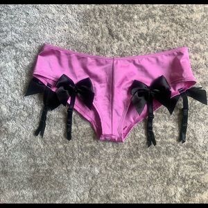 Victoria’s Secret garter panty.